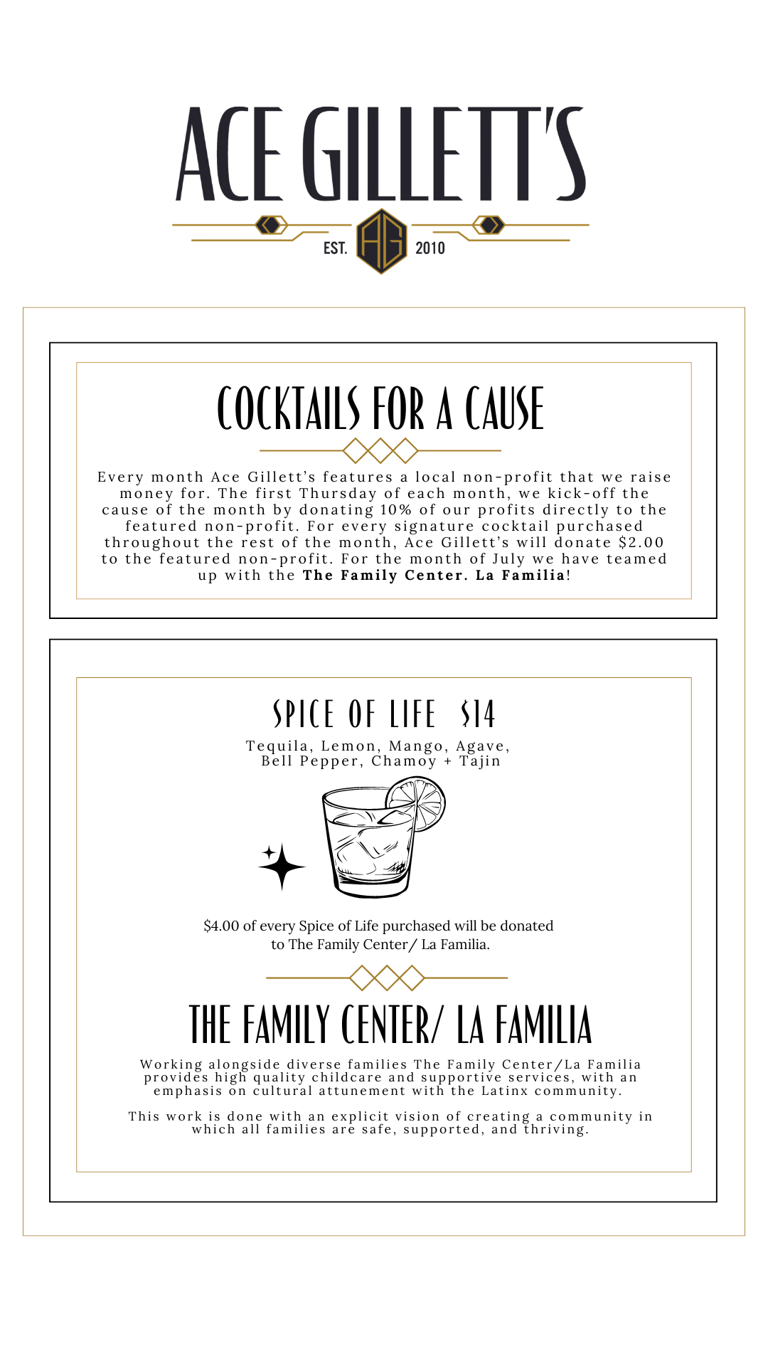 AG Cocktails for a Cause July 2024