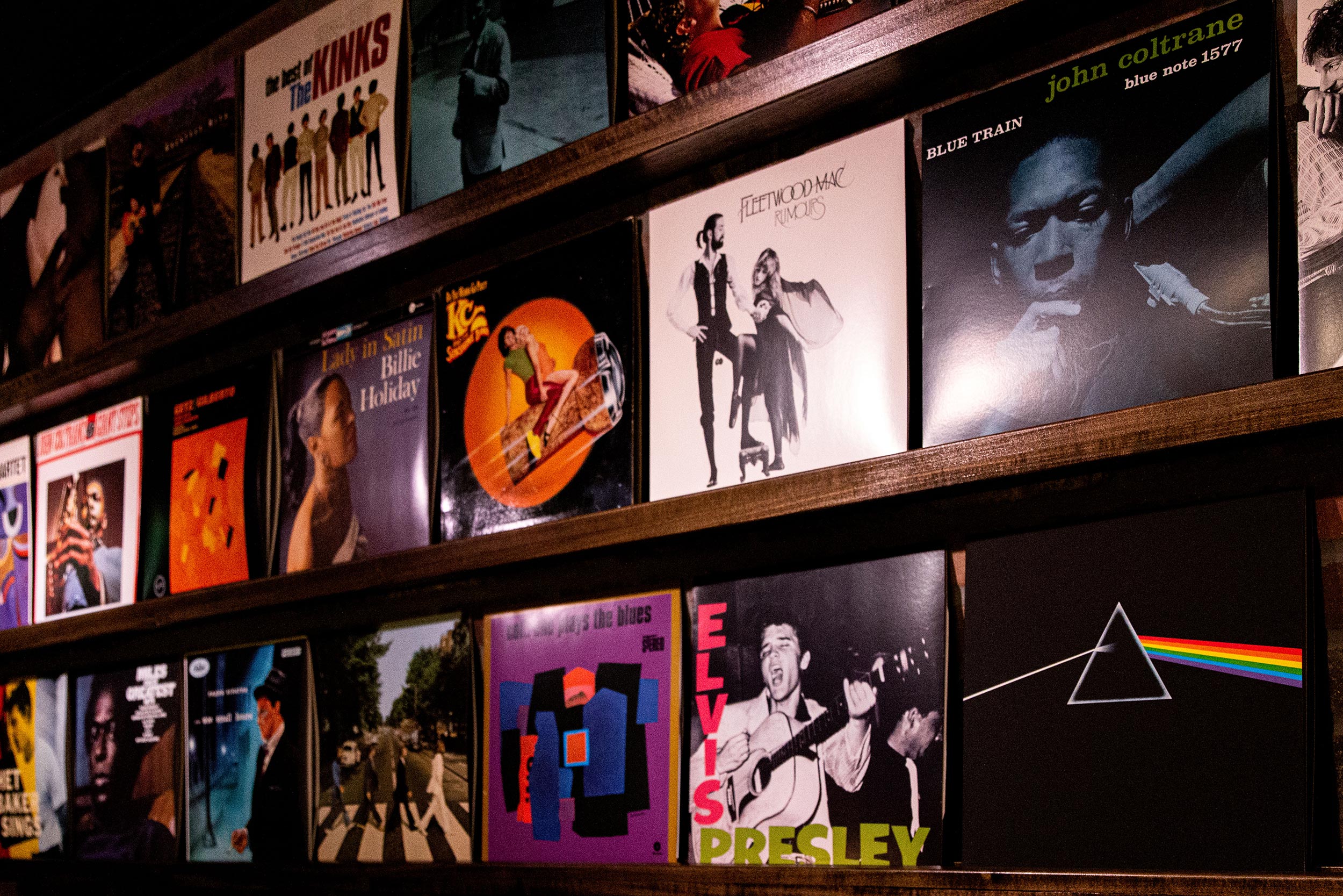 Ace Gillett's Record Wall